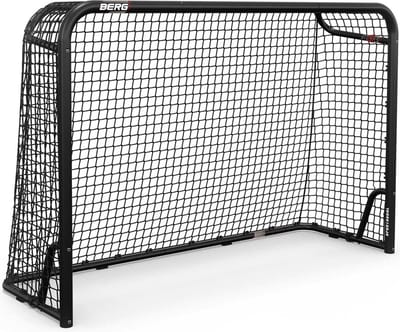 BERG SportsGoal S Voetbaldoel 180x120 cm – Voetbaldoel met geïntegreerde scoreteller – Inclusief 4 pionnen – Voetbaldoel zwart/rood