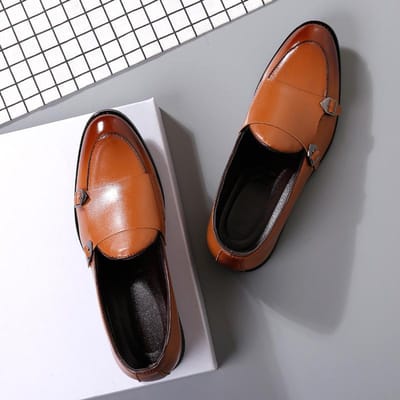 Zakelijke Heren Zwarte Heren Formele Kleding Schoenen Nieuwe Grote Maat Herenschoenen Britse Instapper Grensoverschrijdende Casual Schoenen 48