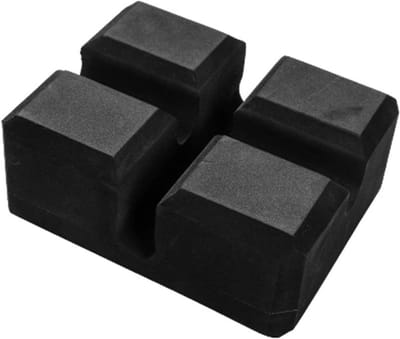 Bankdruk Blok - Gewichthef Blok - Krachttraining Borst - Verstelbare Hoogte - 18x14.4x8cm - Zwart