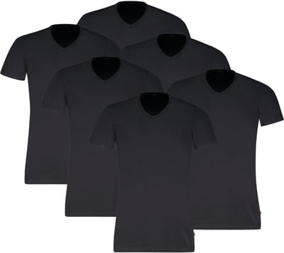 6-pack Levi's heren T-shirt V-Neck