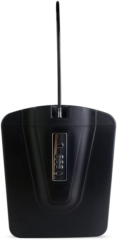 Draagbare Strandkluis Beach box – Kleur Zwart - Mini Safe met Cijferslot – Water/Zandbestendig – Reis, Camping, Zwembad