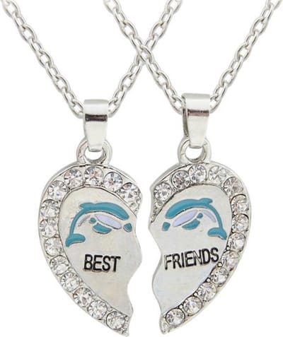 Fako Bijoux® - Vriendschapsketting - BFF Ketting - Best Friends - Dolfijn