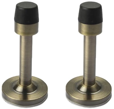 Dailygoods- Deurstopper Geluidsdempend - Roestvrij Staal - Wandmontage - Rubberen Buffer - Crash-proof - Eenvoudige Installatie - Deurstop