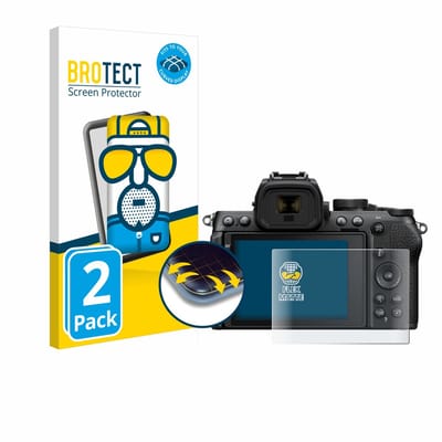 BROTECT - Screenprotector voor Nikon Z50 II - Folie Beschermfolie matte volledig dekking 2 Stuks