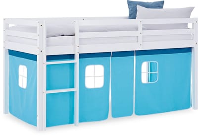 Homestyle4u Hoogslaper - 90x200 cm - Blauw