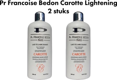 Pr Francoise Bedon - Carotte Lightening Body Lotion 2 stuks