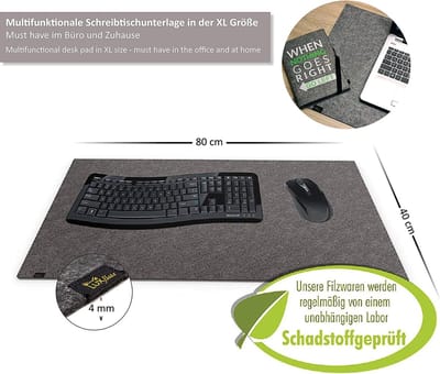 Bureau onderlegger - Professionele Bureau Onderlegger - Bureaumat - Anti-Slip