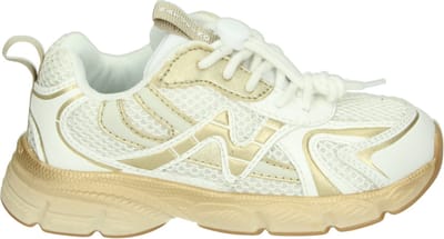 Naturino - WAVE - Lage schoenenMeisjesKindersneakers - Kleur: Wit/beige - Maat: 28