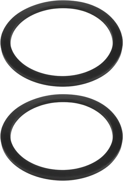 2 Stuks Caravan Cassette Afvoerspoel Kap met Rubber Seal 53x66x2mm Geschikt voor Thetford C-400 C2 C3 C4 C250 - Duurzaam, Waterdicht en Betrouwbaar Accessoire