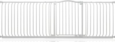 Safetots Klemhekje met Gebogen Bovenkant, 225cm - 234cm, Mat Wit