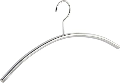 De Kledinghanger Gigant - Garderobehanger - Jassenhanger - Buishanger - Volwassenen - 6310 - 24 Stuks - metaal - Verchroomd - Ø 13 mm - 44 cm - Kledinghanger - Kleerhanger (6310/24)