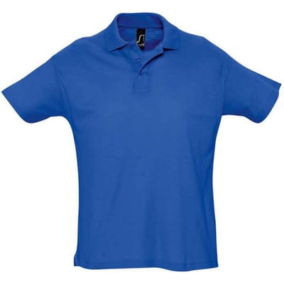 SOLS Heren Zomer II Poloshirt (Koningsblauw)