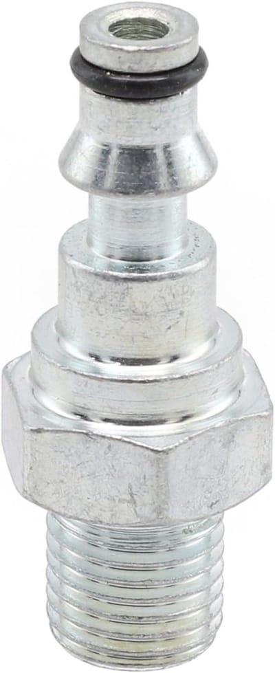 Hogedrukreiniger Slangfitting Adapter - Slangkoppeling Hogedruk - Snel Koppelen Reiniger - Quick Release Systeem - M14 M22 - Zilver