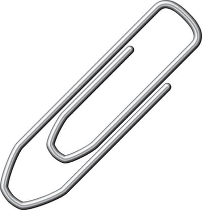 Alco paperclips - 26mm - hoekig - 100 stuks in doos - AL-215