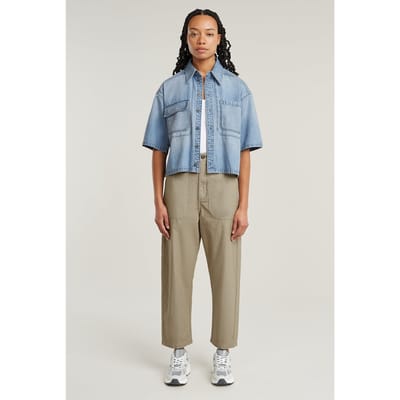 G-Star Remix Shirt S/s Sun Faded Blue Mist Taglia: XS | Magliette intime Outlet | Donna | Blu