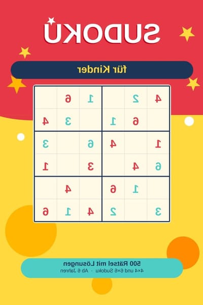 Sudoku Kinder - Logica Puzzels - Logisch Denken Trainen - 500 Puzzels - 15 x 23 cm - Niet gespecificeerd