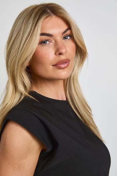 boohoo Dames Jumpsuit Met Gerimpelde Taille En Wijde Pijpen | Zwart | Maat: 36