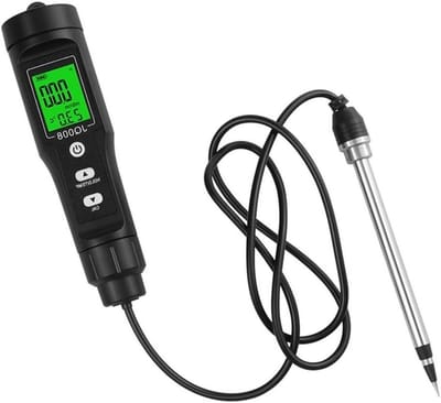 Bodem PH-meter Tester - Vochtmeter Sensor - Planten Verzorgen - Hoge Precisie Meting - 28.7 cm - Zwart