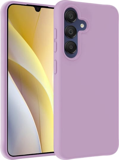 Hoesje - Geschikt voor Samsung Galaxy A15 - Sterk & Shockproof - Hoes Cover - Siliconen Case - Telefoonhoesjes - Lila