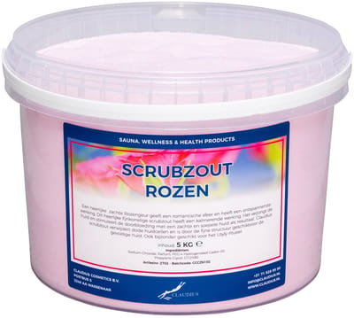 Scrubzout Rozen 5 KG - Hydraterende Lichaamsscrub