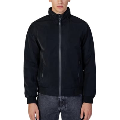 Aquascutum Actieve Stads Zwarte Jas