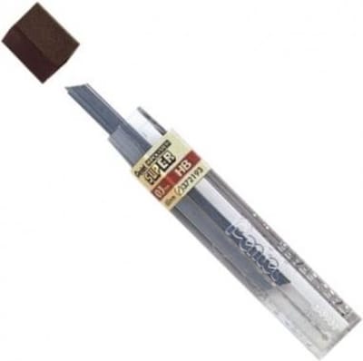 Pentel Vulpotlood Vulling | Potloodstift 0.3 mm bruin Buisje à 12 stiften