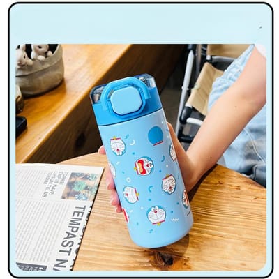 Doraemon Thermosbeker Koffiekop Roestvrij Staal Grote Capaciteit Thermosbeker Dames Waterbeker Hoge Uitstraling IJs Bully Beker 560ml