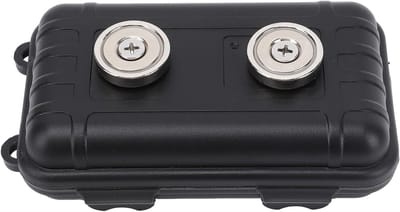 Waterdichte magnetische sleutelbox van ABS, verborgen opbergruimte voor reservesleutels, gereedschap en waardevolle spullen, 12 x 7 x 4 cm, veilig en discreet