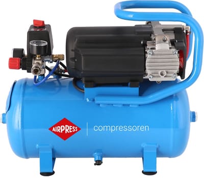 Stille Olievrije Compressor LMO 15-210 10 bar 0.75 pk/0.55 kW 125 l/min 15 l