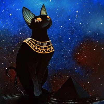 Diamant artisanat peinture strass brillants chien du pharaon bricolage diamant broderie point de croix Kits 30x30CM blue
