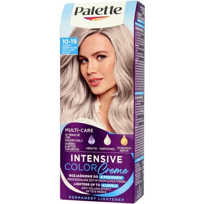 Palette Intensive Kleur Crème Multi Care Kleurende Crème Nr 10-19 Koel Zilverblond 1 Pak.