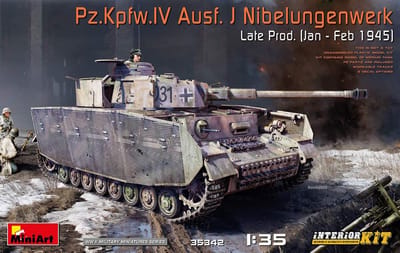 1:35 Modelbouwset Duitse Late Versie Tank Pz.Kpfw.IV Ausf.J
