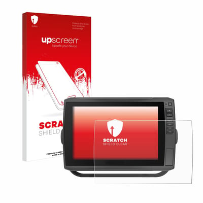 upscreen - Screenprotector voor Garmin ECHOMAP Ultra 102sv - Folie Beschermfolie transparant
