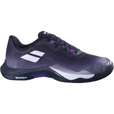 Babolat Shadow Tour 5 - Badmintonschoenen - Heren - Zwart/Paars - Maat 42
