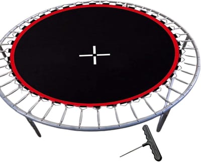 Trampoline Vervangmat - Springmat Trampoline - Buiten Plezier - Scheurbestendig PP Materiaal - 16-20 voet - Blauw