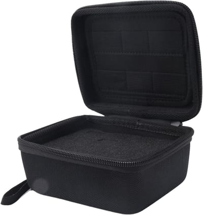 Opberghoes Geheugenkaarten - Organizer Tas - Elektronica Opslag - Waterdicht & Slagvast - 14 x 13 x 8 cm - Zwart
