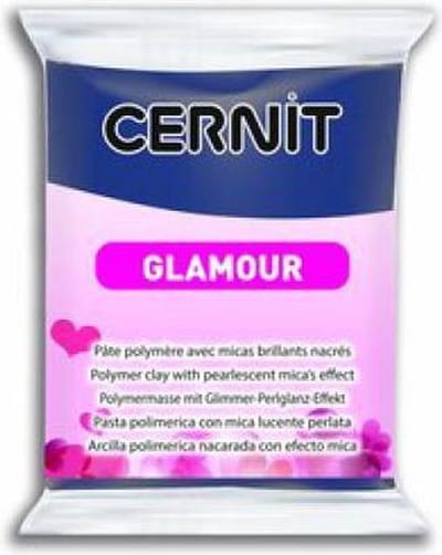 Cernit klei Glamour MarineBlauw nr.246- 56gr