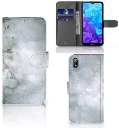 Hoesje Huawei Y5 (2019) Painting Grey