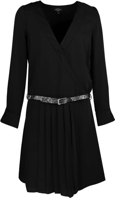 Nikkie - zwarte wikkeljurk River dress - maat 36