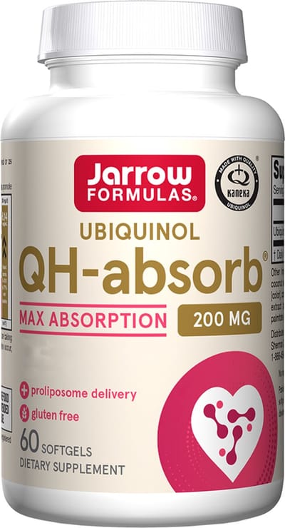 Ubiquinol QH-Absorb 200 mg (60 softgels) - Jarrow Formulas