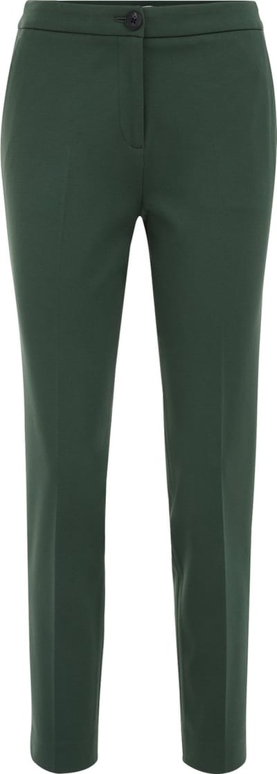 WE Fashion Dames slim fit pantalon met stretch