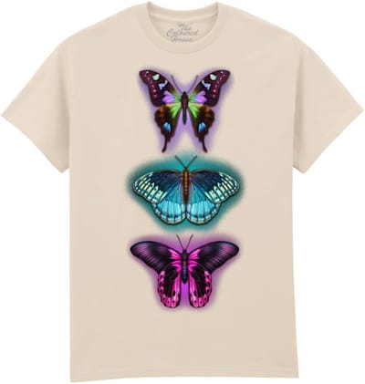 Vlinders 3 Colorful Butterflies The Coloured House T-shirt M
