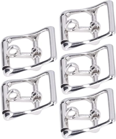 10 Stuks Glanzende Zinklegering Gürtelschnallen voor DIY Projecten, Camping, en Lederhandwerk - Duurzaam en Veelzijdig Accessoire