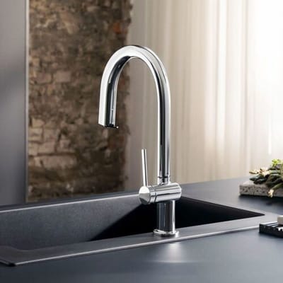 Hansgrohe Aqittura M91 - Keukenmengkraan met uittrekbare uitloop en filterfunctie, chroom 76801000