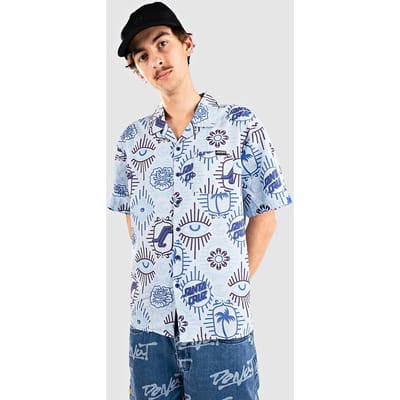 Santa Cruz Patchwork Shirt blauw