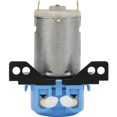 Pompe Péristaltique Micro pour Eau Liquide DC24V Pour Aquarium Labo Analytique 2*4mm(Bleu)