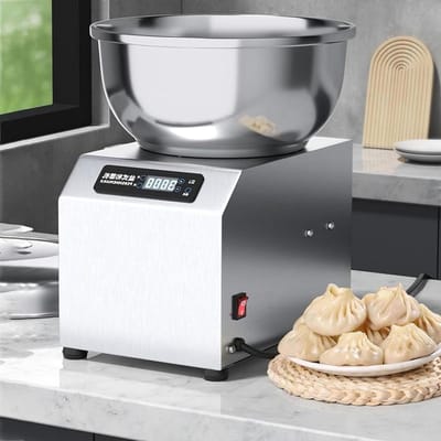 Elektrische Deegmixer - Kneedmachine Keuken - Brood Deeg Maken - Krachtige 2200W Motor - Tot 8kg Deeg - Zilver