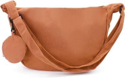 Trendy Canvas Crossbody Bag voor Vrouwen met Afneembare Tas, Verstelbare Schouderband, Ideaal voor Werk, Winkelen en Reizen
