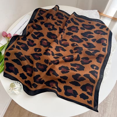 Zijden sjaal-stijl zijden sjaal voor dames - Kleurblokkenprint - Fris en delicaat - Decoratieve shawl over shirts-SJ0241 Benut je gevoel voor mode optimaal!