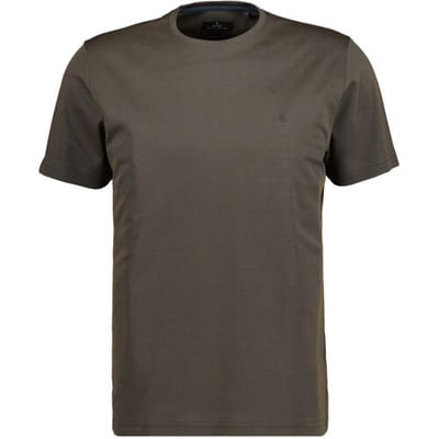 Ragman T-Shirt Softknit Round Neck Donker Taupe / male